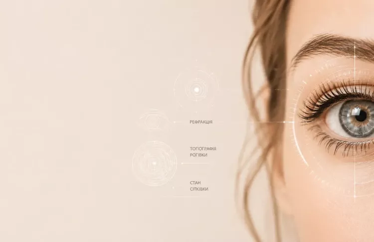 Глаза 20-летней женщины